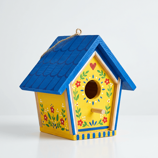 Hanging Wooden Birdhouse
